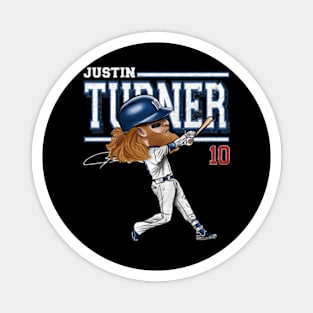 Justin Turner Los Angeles D Cartoon Magnet